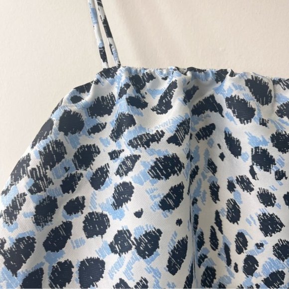 NWT GANNI leopard jacquard dress Size 42 - Picture 8 of 12